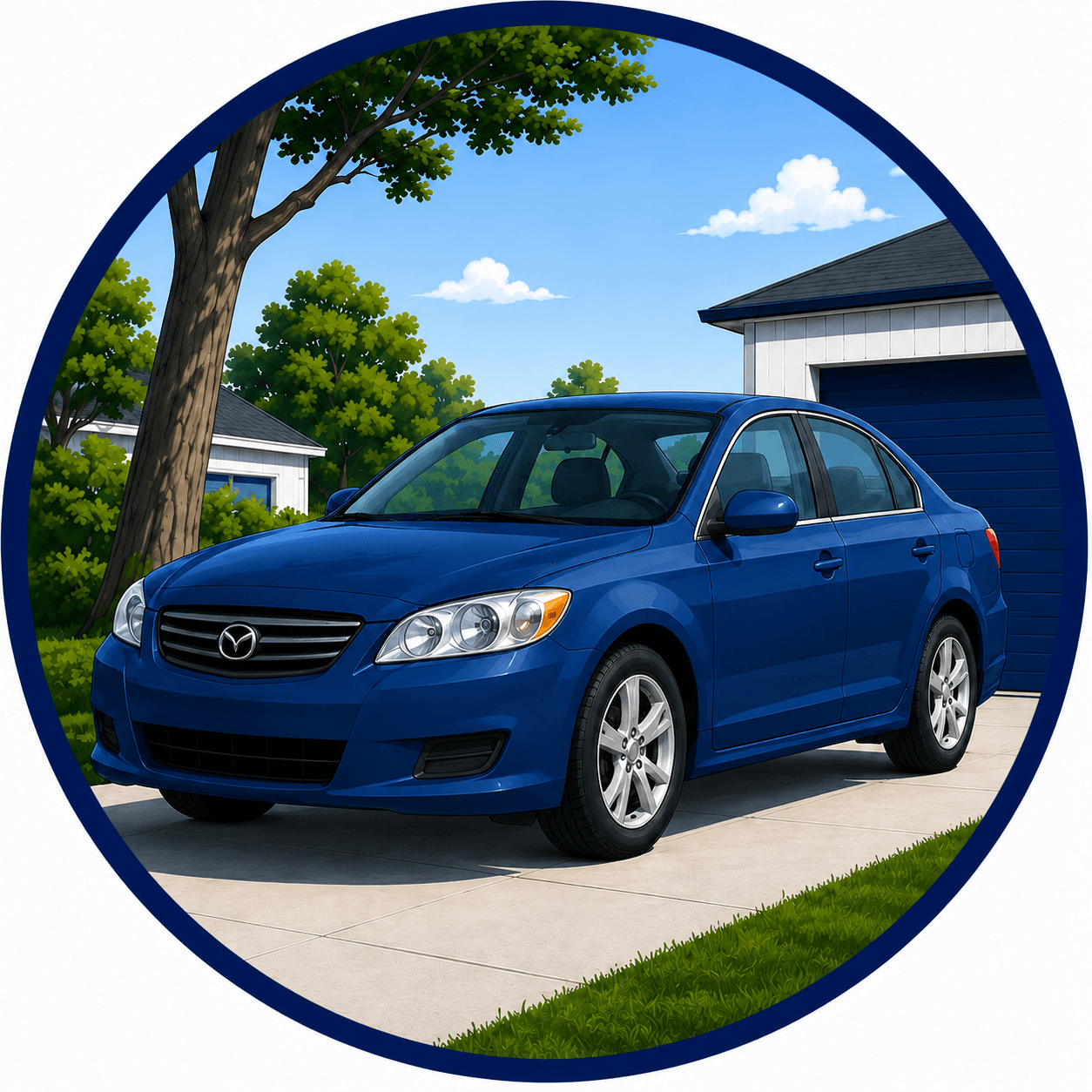 Outdoor car parking storage space near your home